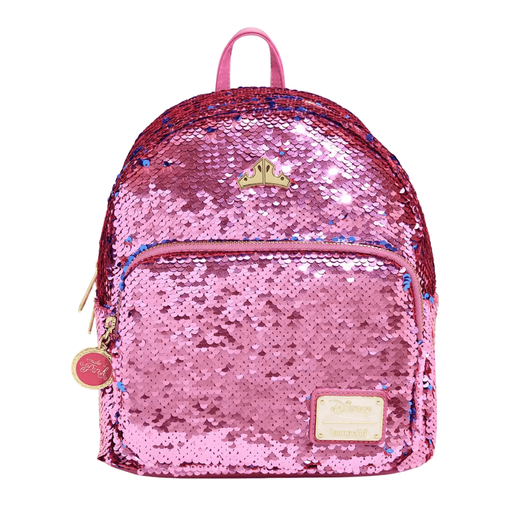 Loungefly: Disney Princess Aurora Reversible Sequin Mini Backpack